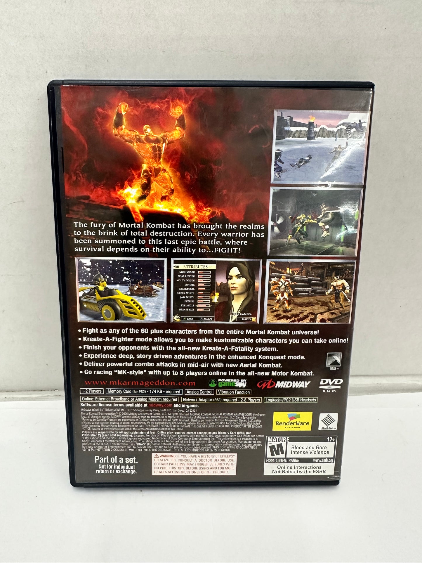 Mortal Kombat: Armageddon • Sony PlayStation 2 / PS2 • CIB
