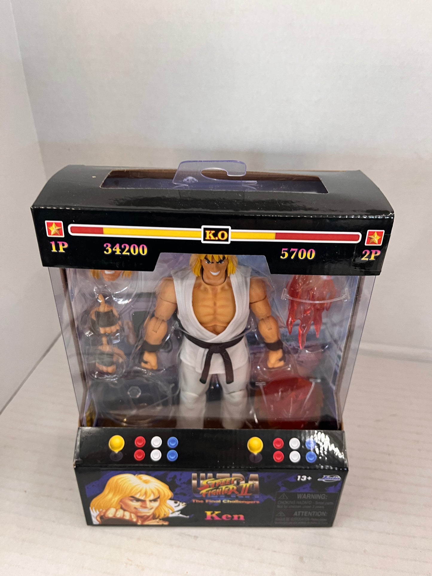 Ultra Street Fighter II Ken Player 2 Version 6" Action Figure JADA Toys
