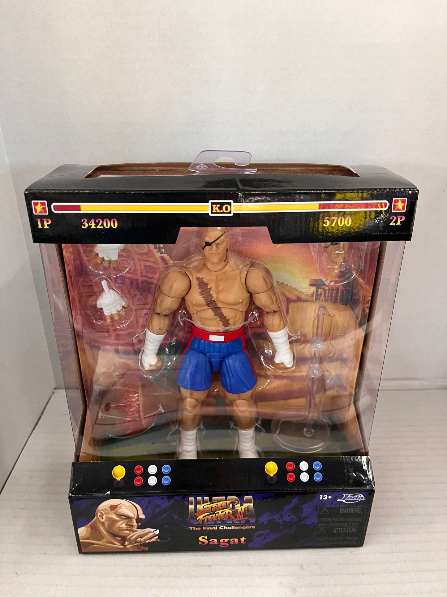 Ultra Street Fighter II The Final Challenger Sagat 6-Inch Action Figure