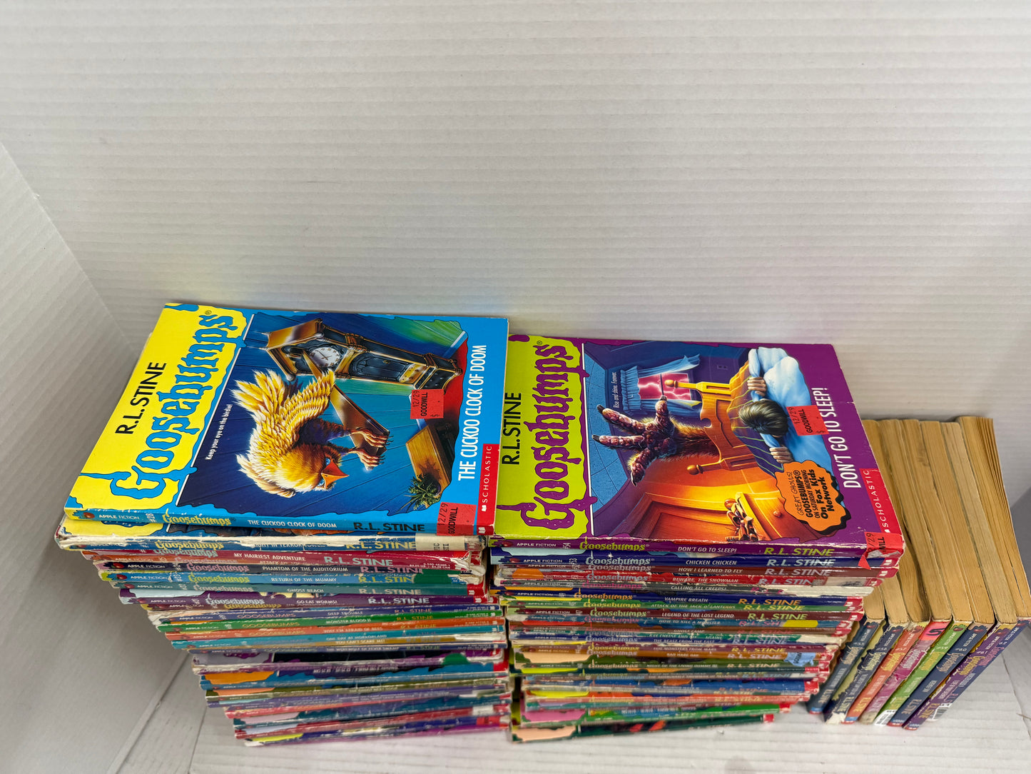 Vintage 90s Complete GOOSEBUMPS PB Set-Lot of 62 Original