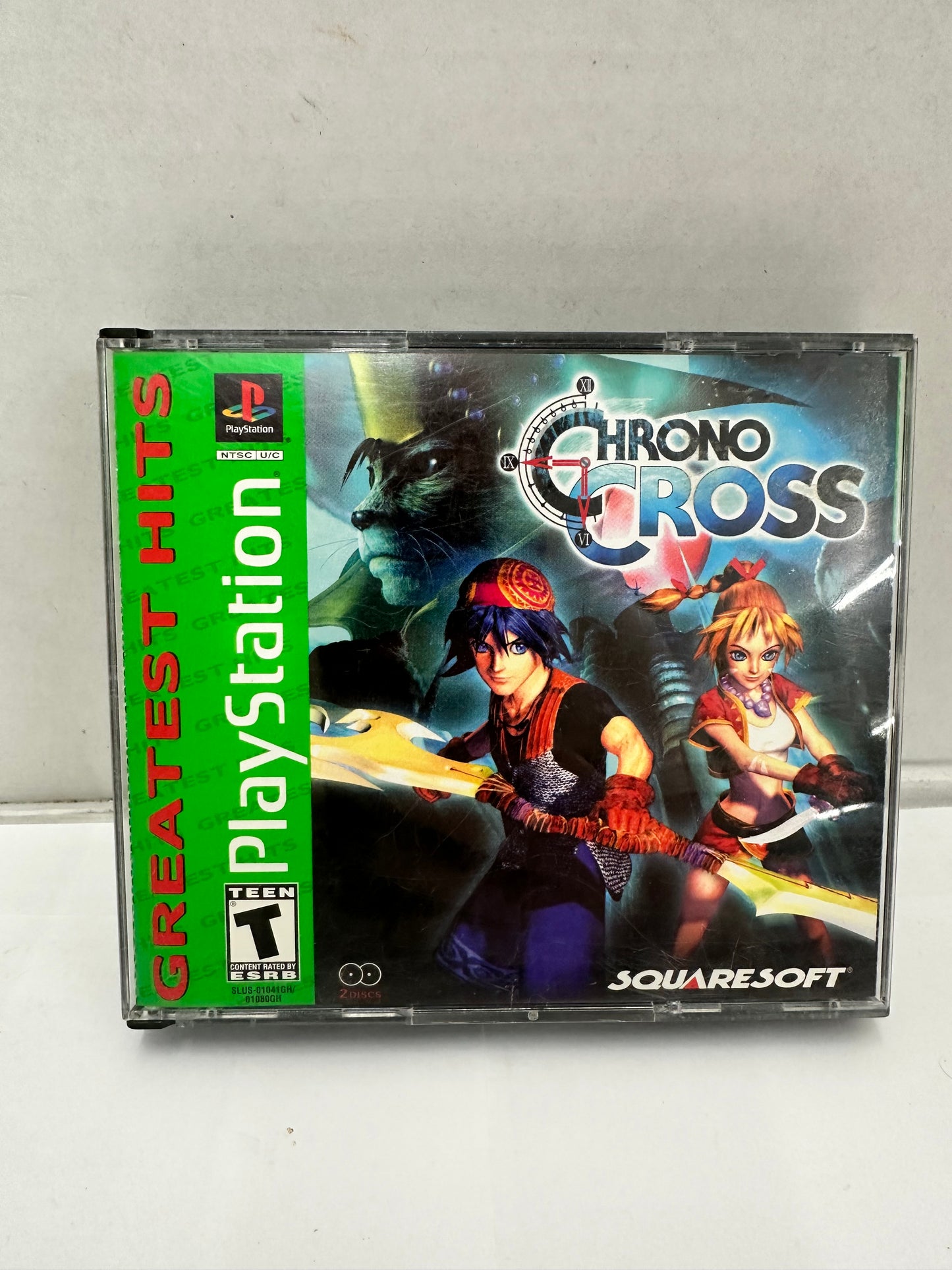 Chrono Cross (Sony PlayStation 1, PS1 2000) Black Label Tested No Manual