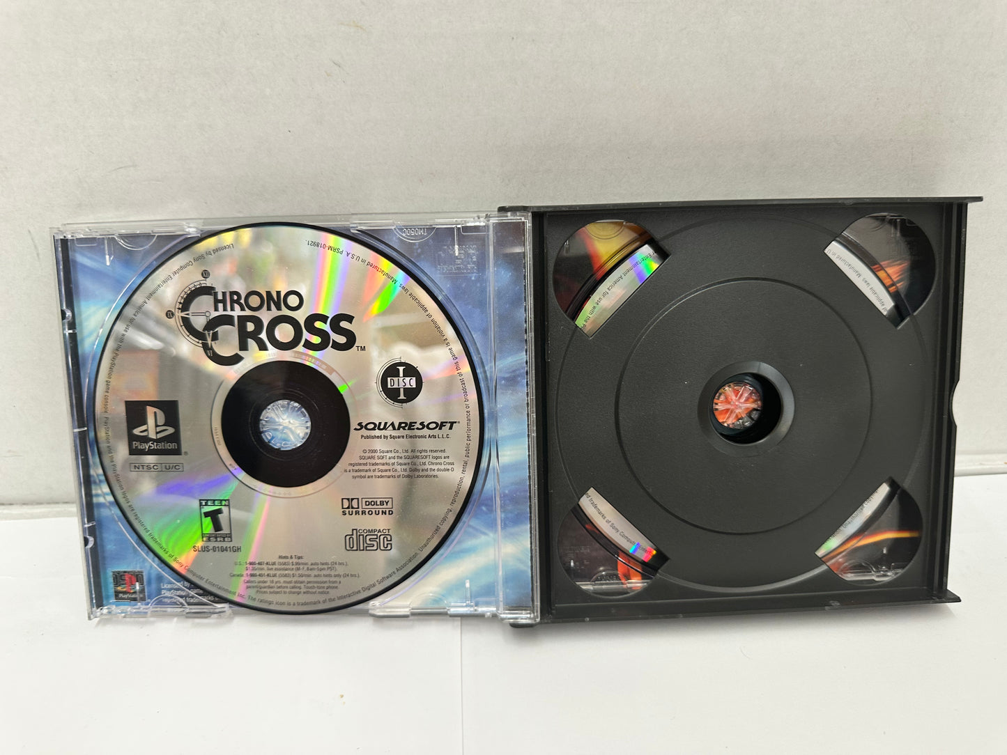 Chrono Cross (Sony PlayStation 1, PS1 2000) Black Label Tested No Manual