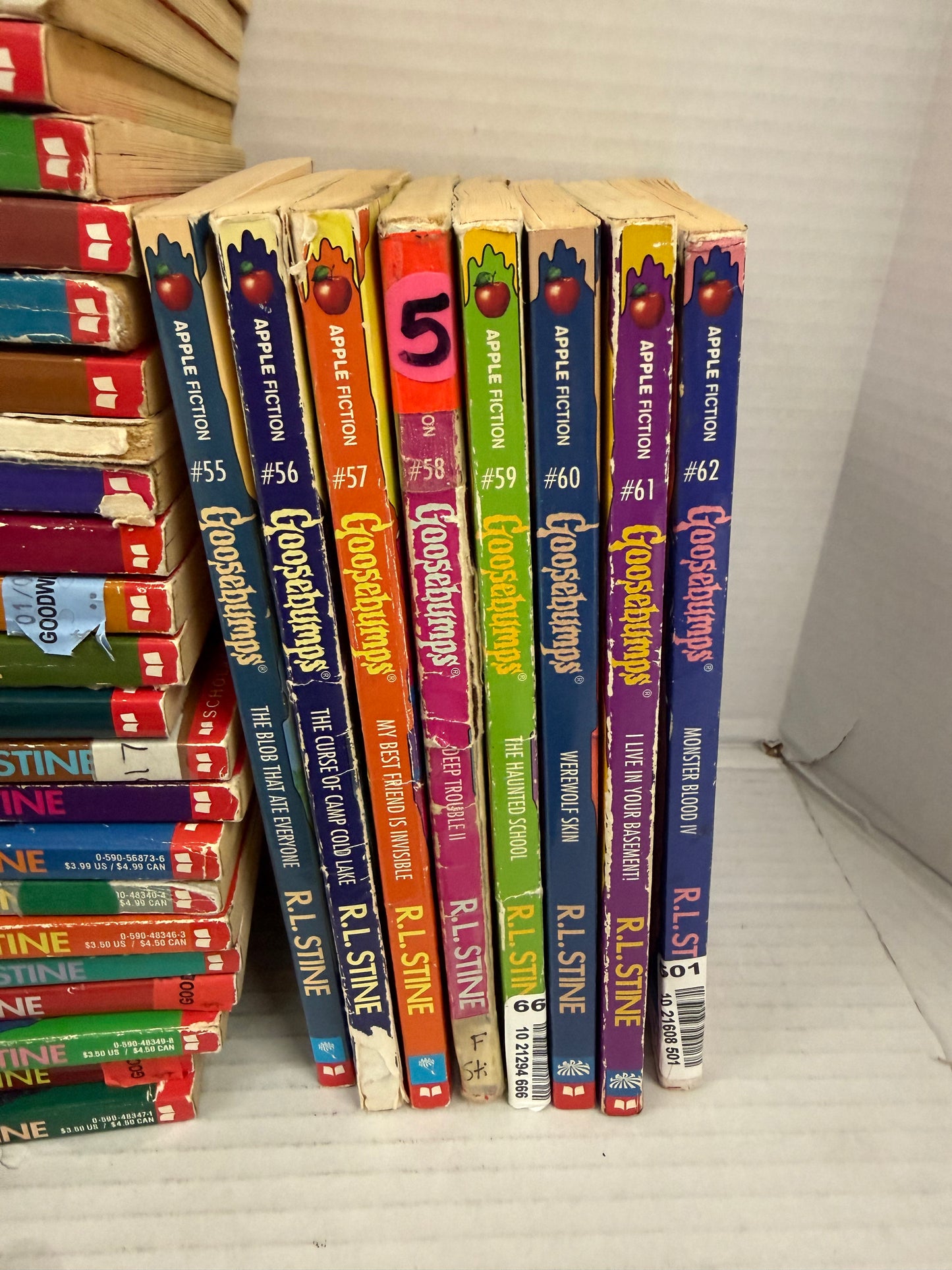 Vintage 90s Complete GOOSEBUMPS PB Set-Lot of 62 Original