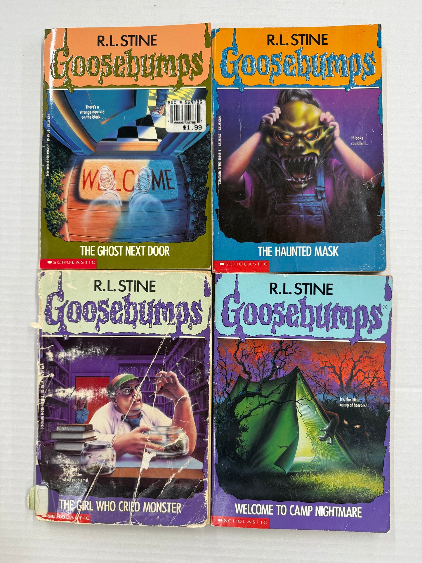 Vintage 90s Complete GOOSEBUMPS PB Set-Lot of 62 Original
