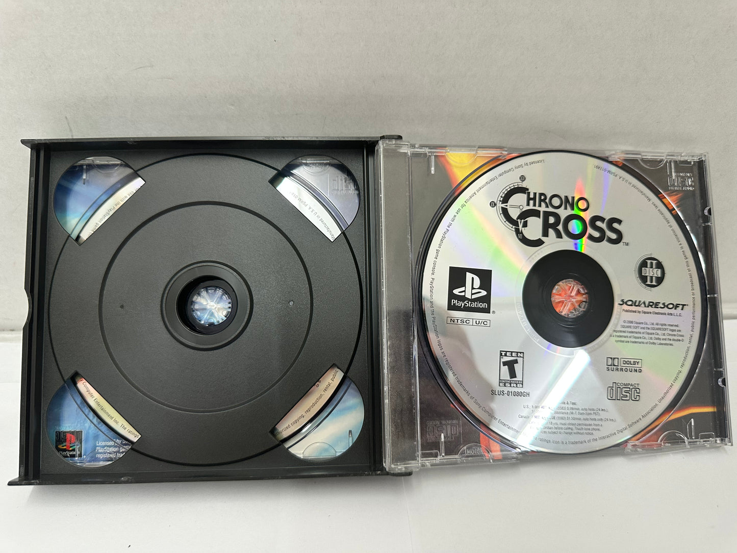 Chrono Cross (Sony PlayStation 1, PS1 2000) Black Label Tested No Manual