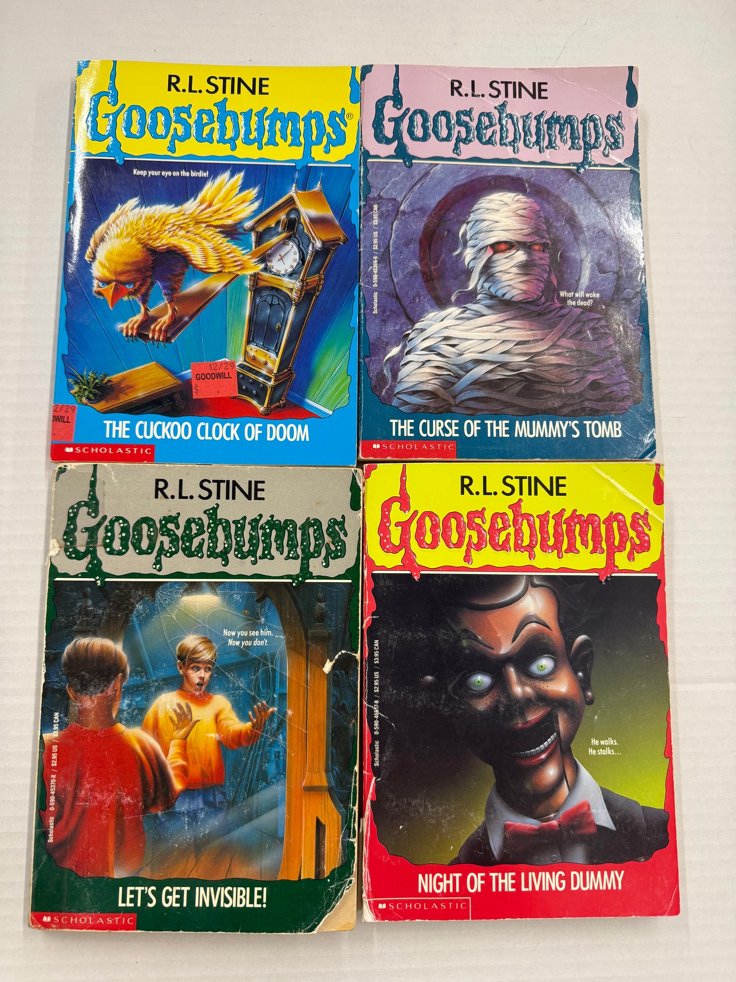 Vintage 90s Complete GOOSEBUMPS PB Set-Lot of 62 Original