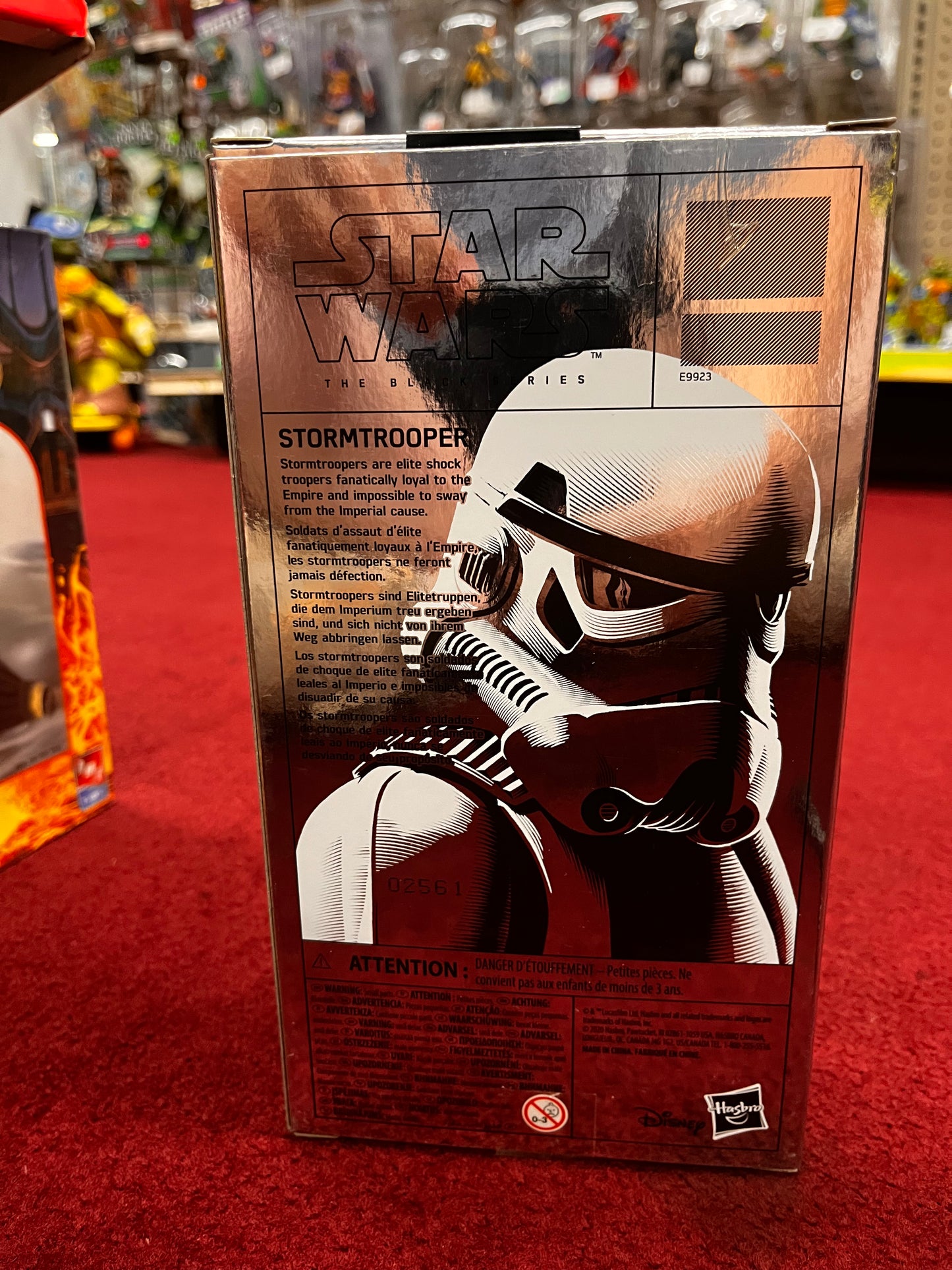 2020 Star Wars Stormtrooper Carbonized Exclusive Black Series 6" Kenner Hasbro