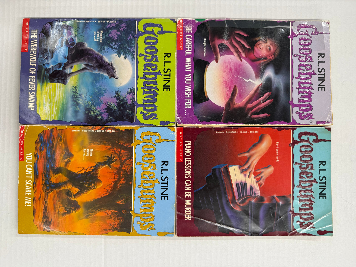 Vintage 90s Complete GOOSEBUMPS PB Set-Lot of 62 Original
