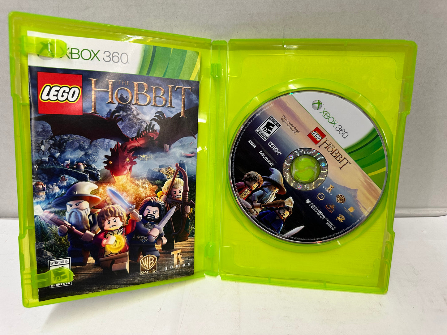 LEGO The Hobbit Xbox 360 Video Game Complete With Manual