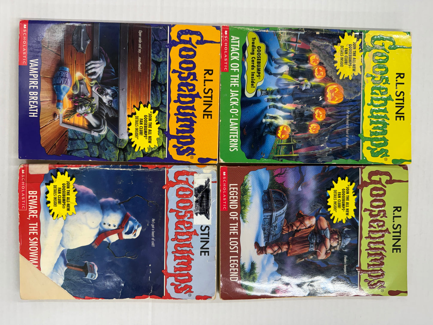 Vintage 90s Complete GOOSEBUMPS PB Set-Lot of 62 Original