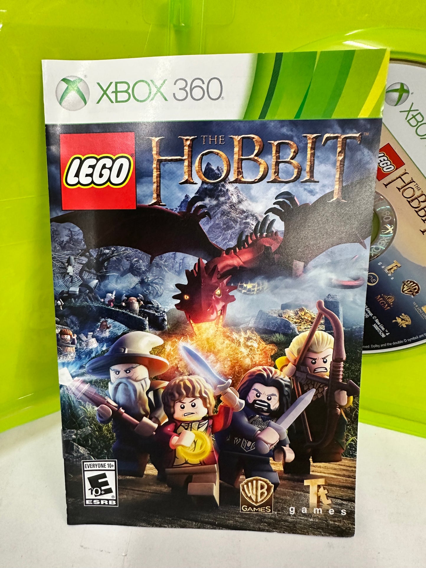 LEGO The Hobbit Xbox 360 Video Game Complete With Manual