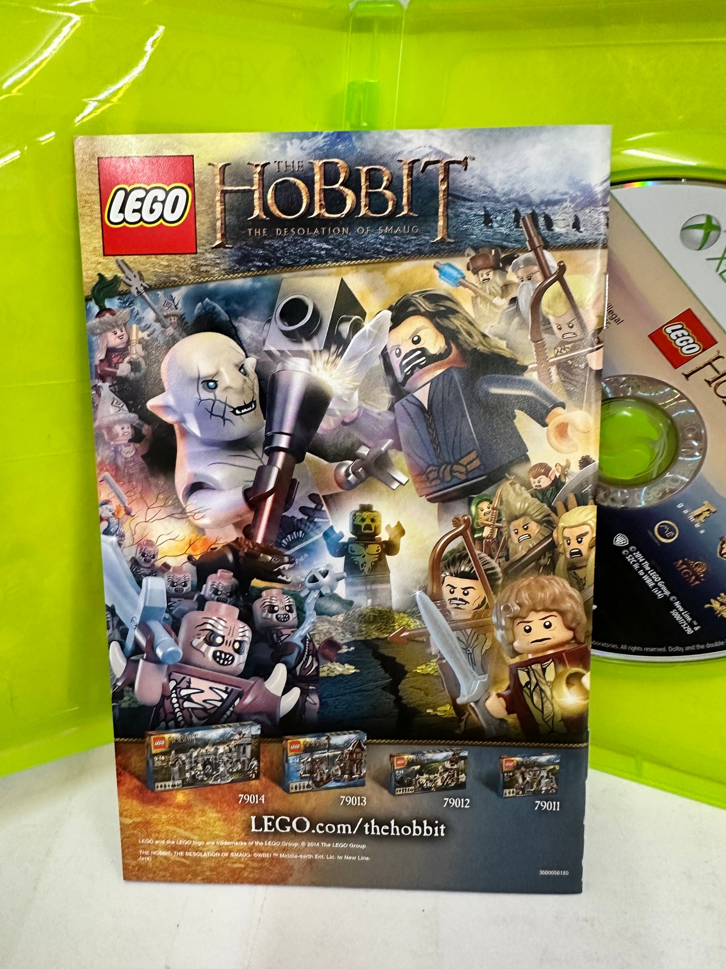 LEGO The Hobbit Xbox 360 Video Game Complete With Manual
