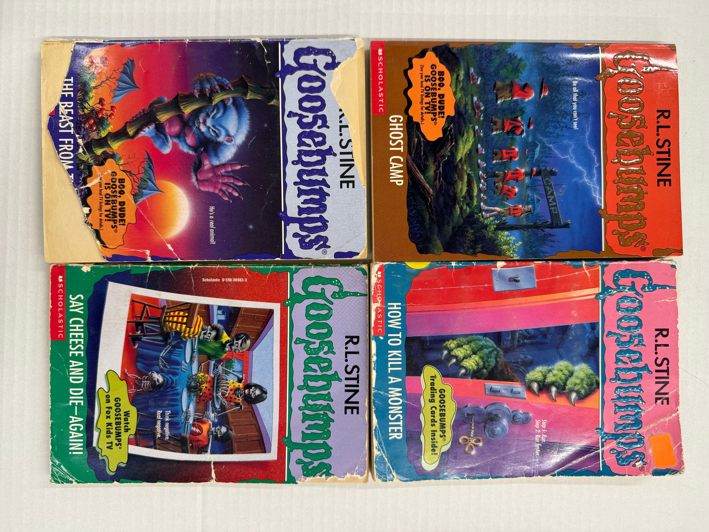 Vintage 90s Complete GOOSEBUMPS PB Set-Lot of 62 Original