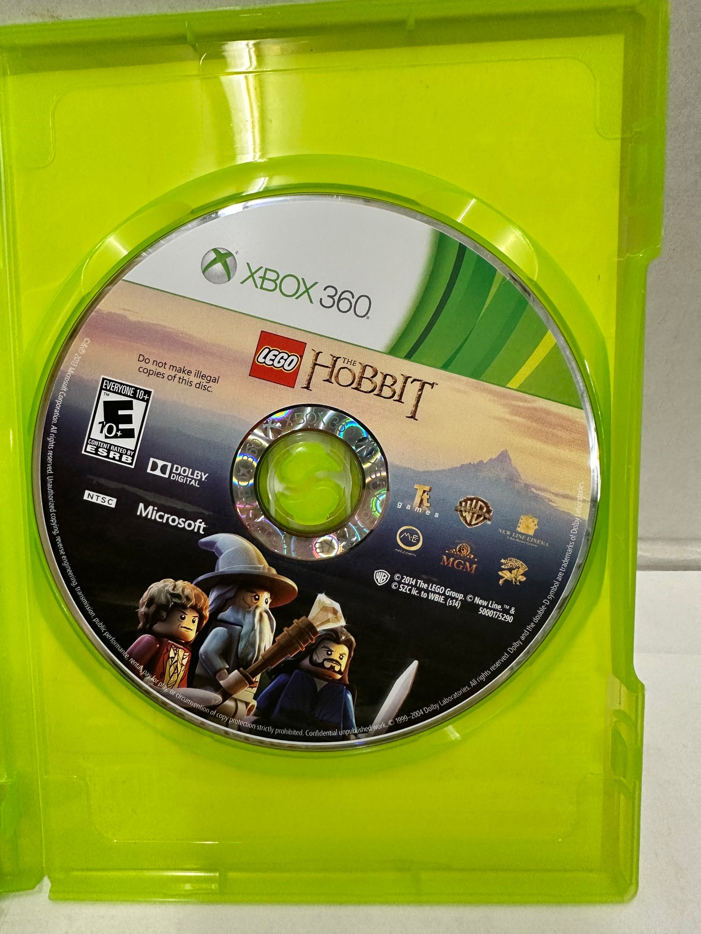 LEGO The Hobbit Xbox 360 Video Game Complete With Manual