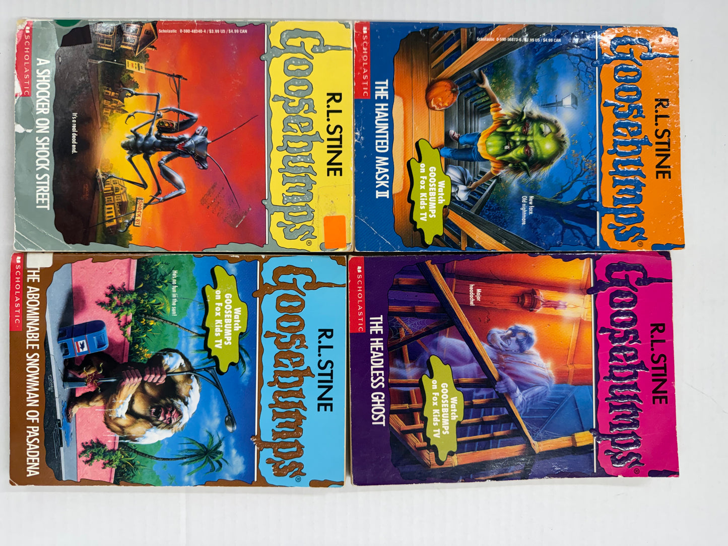 Vintage 90s Complete GOOSEBUMPS PB Set-Lot of 62 Original