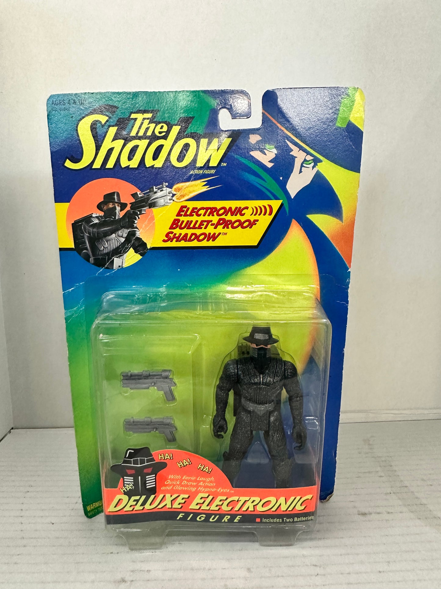 Kenner 1994 The Shadow Bullet-Proof Shadow Electronic Deluxe Sealed Vintage