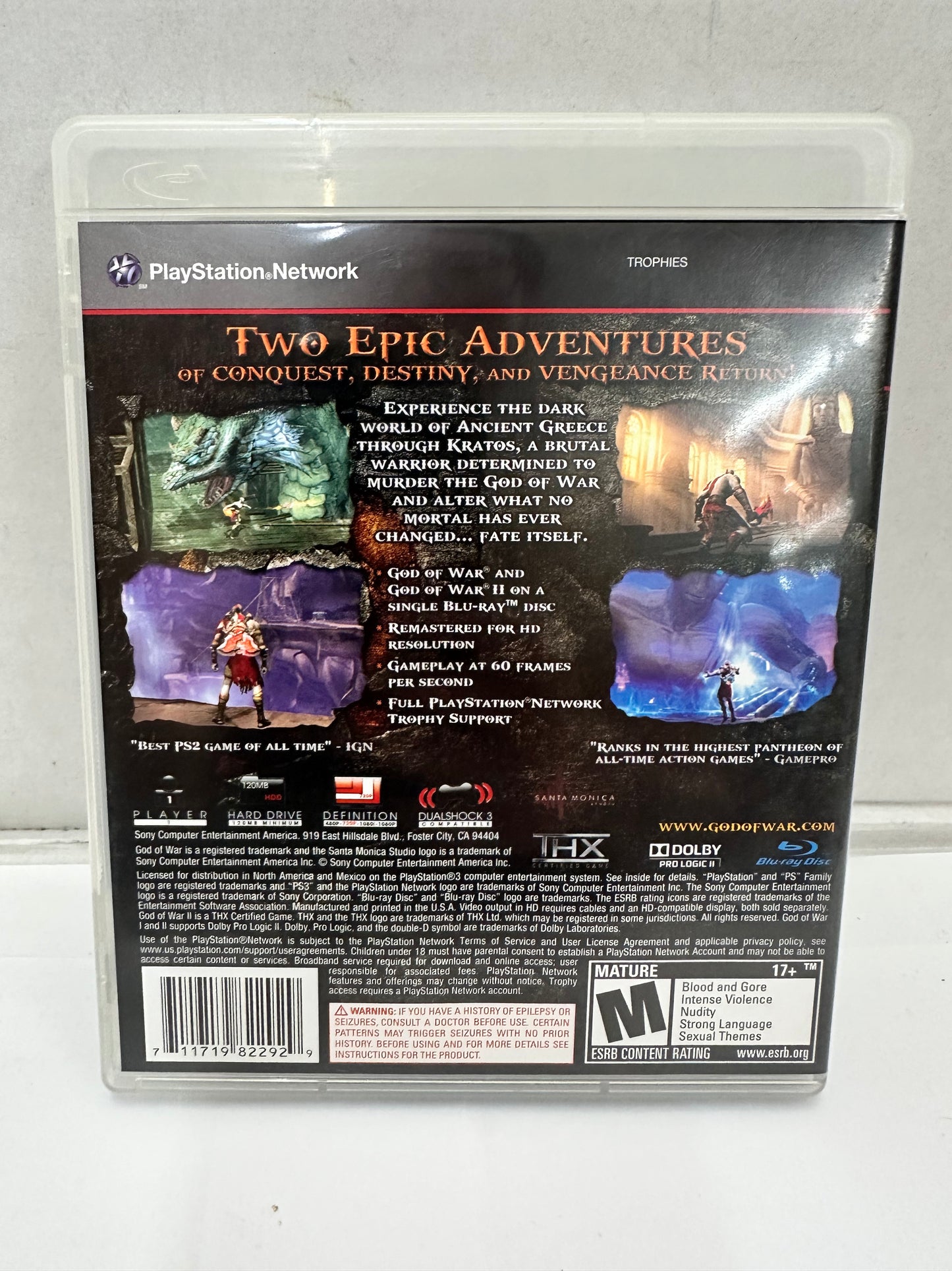 God Of War Collection PlayStation 3