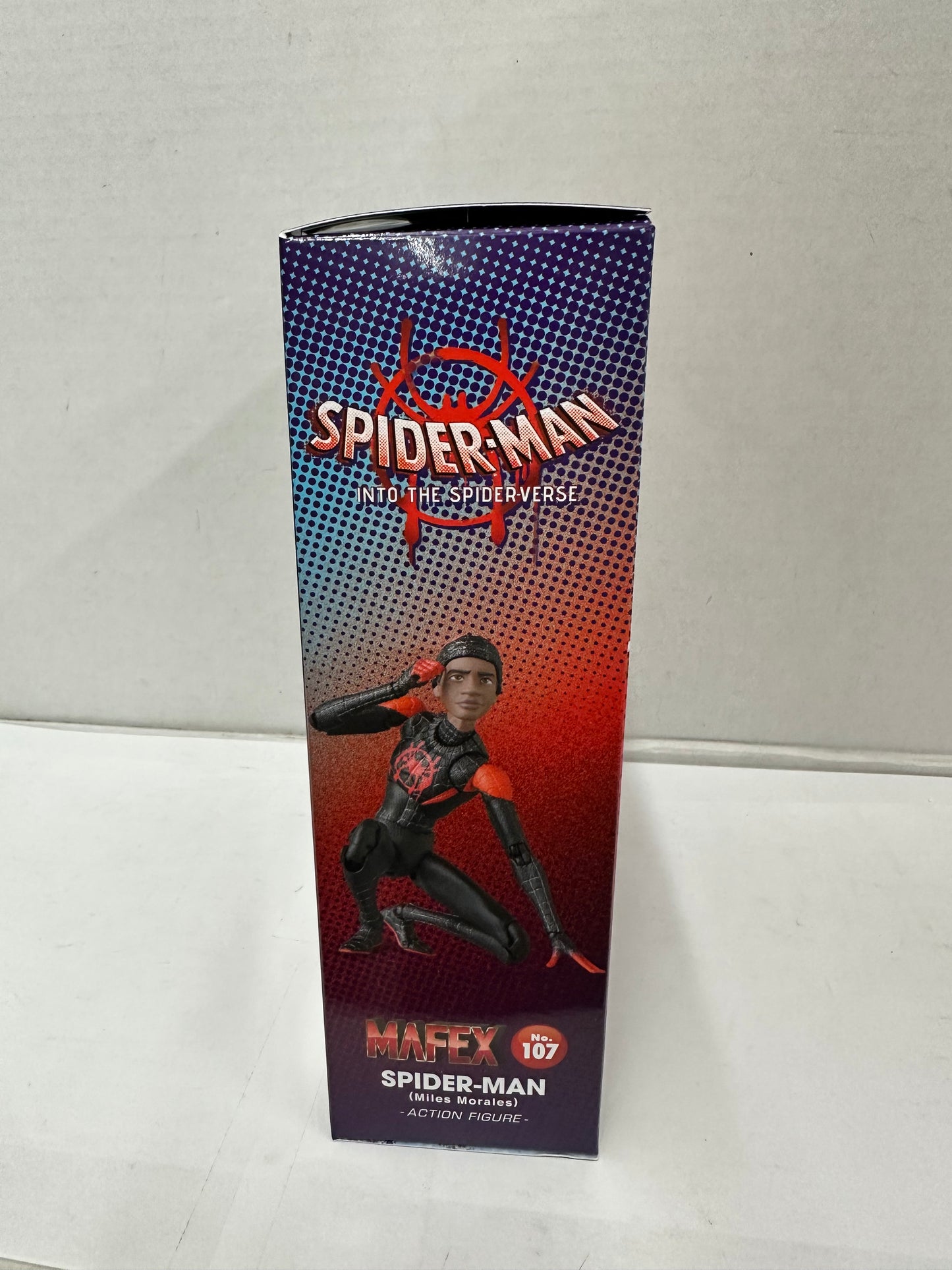 Medicom Toy MAFEX No.107 Spider-Man Miles Morales  Open Box