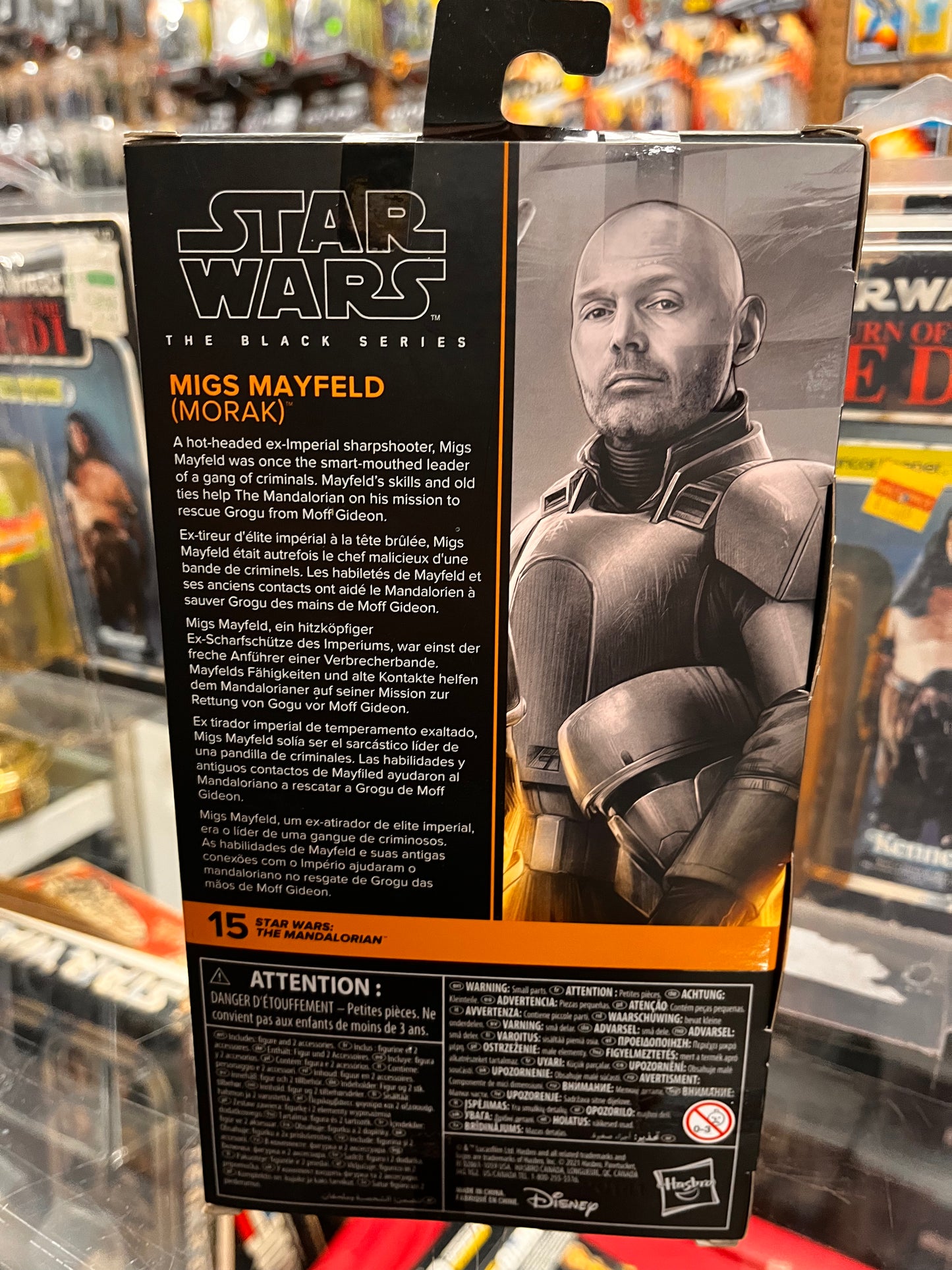 STAR WARS The Black Series Migs Mayfeld 6 inch Action Figure - F1874