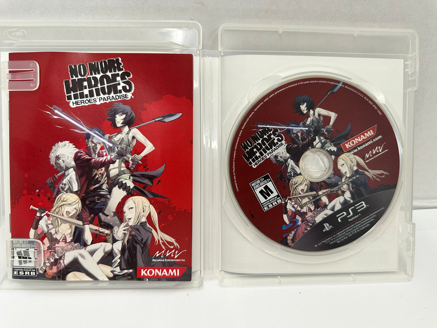 No More Heroes: Heroes' Paradise  PlayStation 3PS3 CIB TESTED