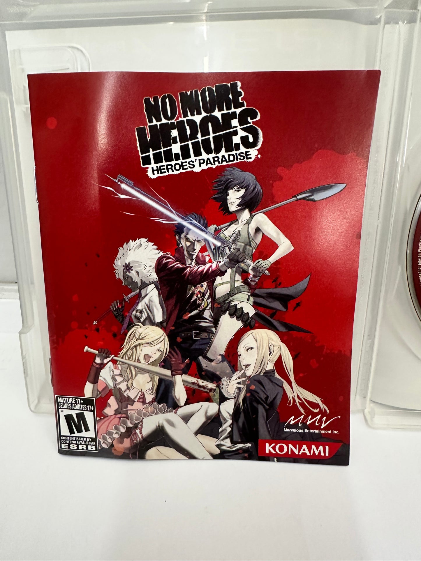 No More Heroes: Heroes' Paradise  PlayStation 3PS3 CIB TESTED