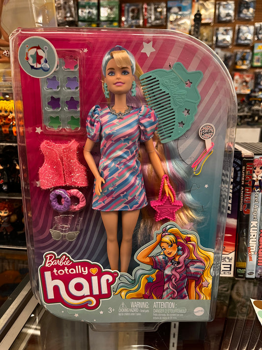 Barbie Totally Hair Star-Themed 11 1/2" Doll Long Fantasy Hair  Mattel New