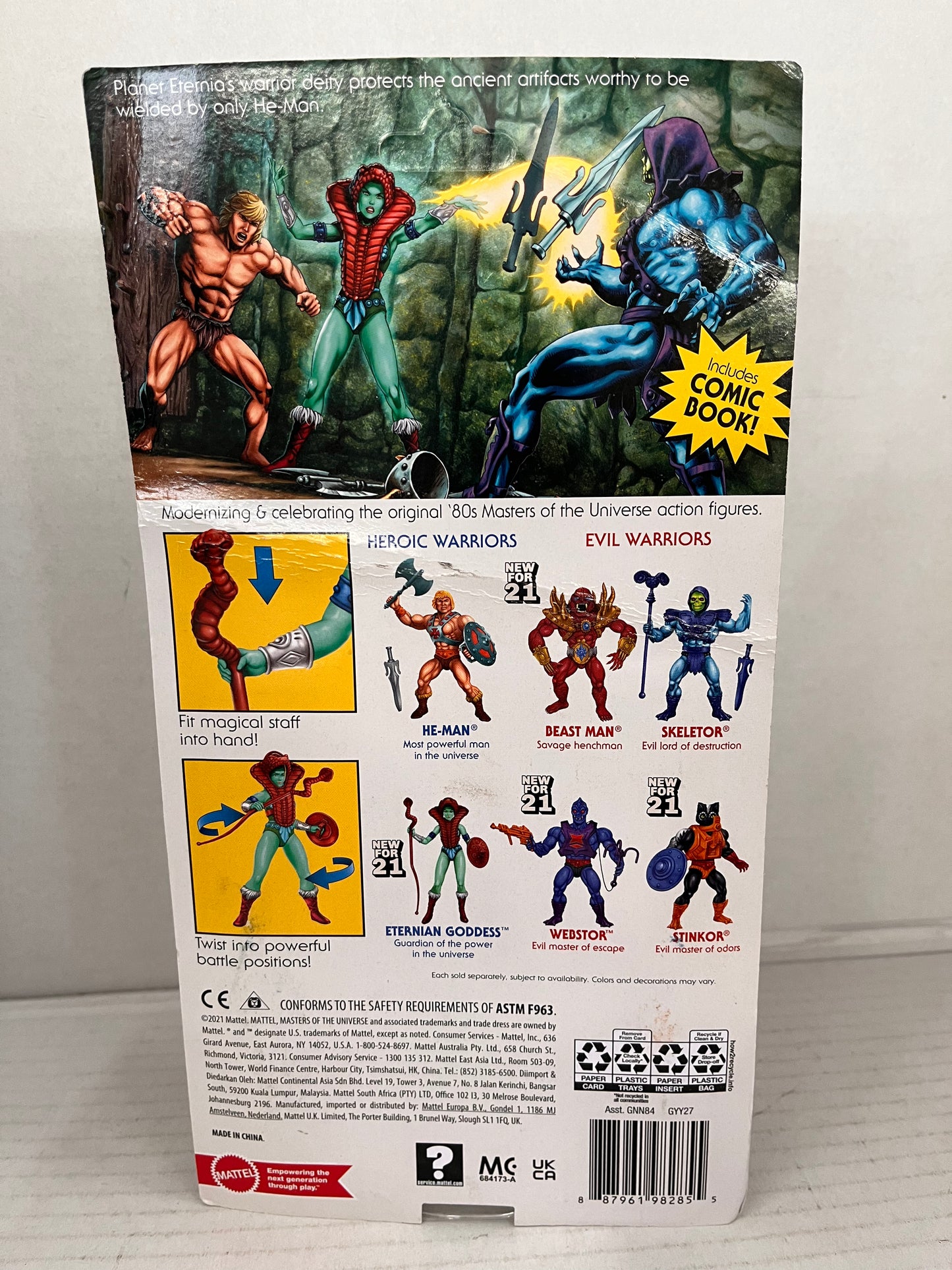 Mattel Masters Of The Universe Origins Eternian Goddess Carded Figure Unpunched