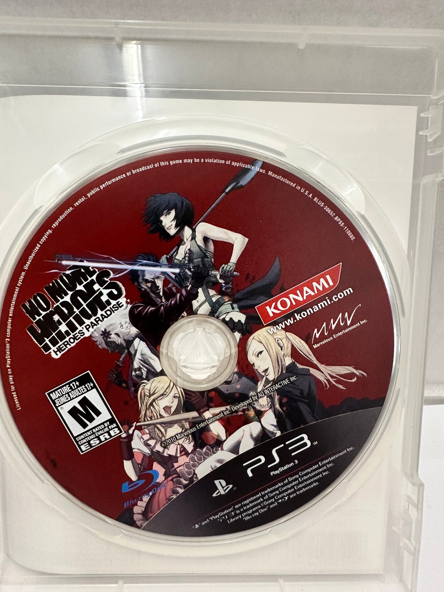 No More Heroes: Heroes' Paradise  PlayStation 3PS3 CIB TESTED