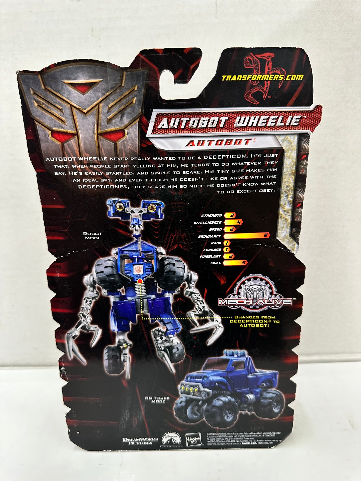 Hasbro Transformers Autobot Wheelie Action Figure