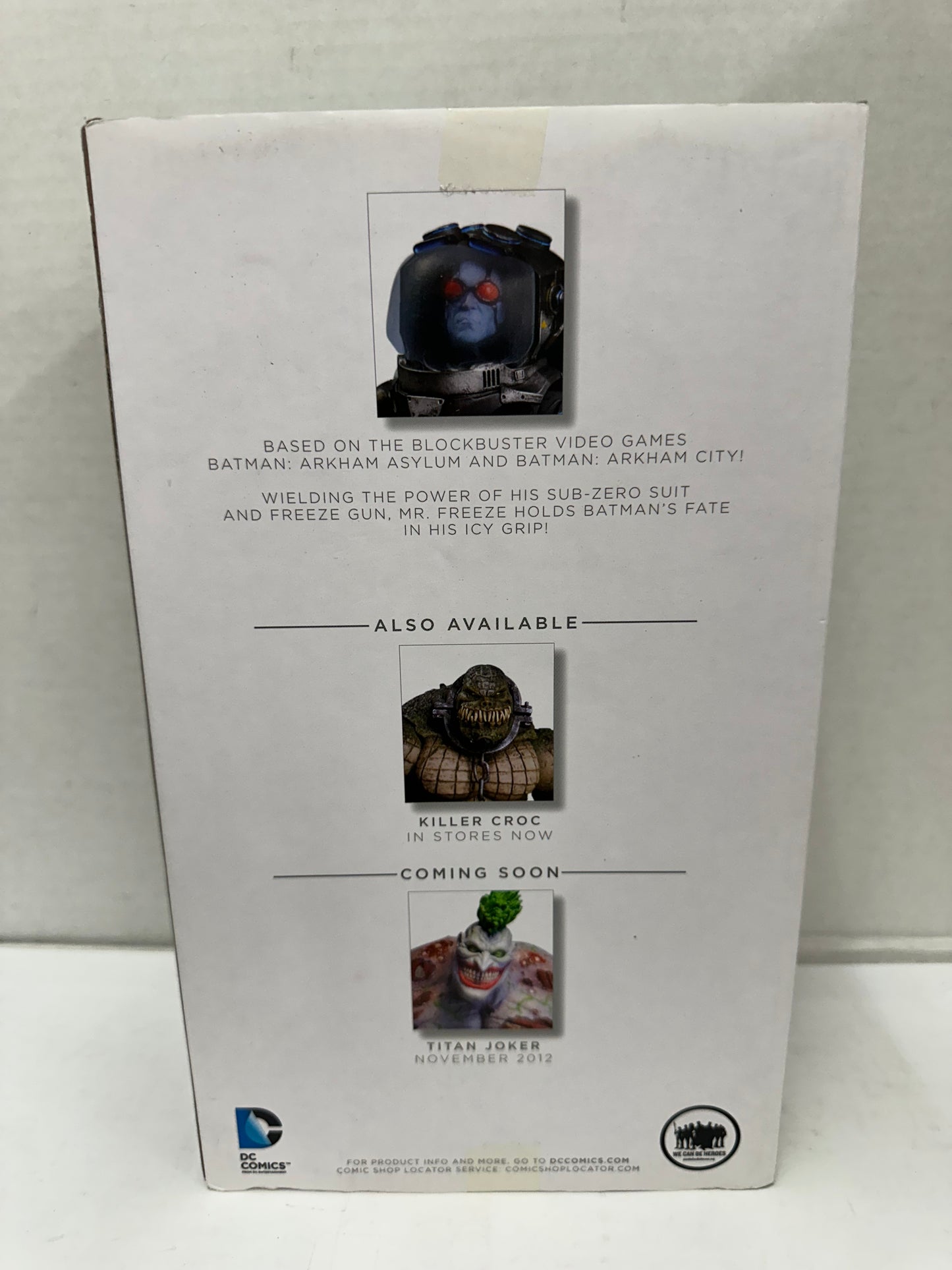 DC Collectibles Batman Arkham MISTER FREEZE Deluxe 9” Figure New in Box