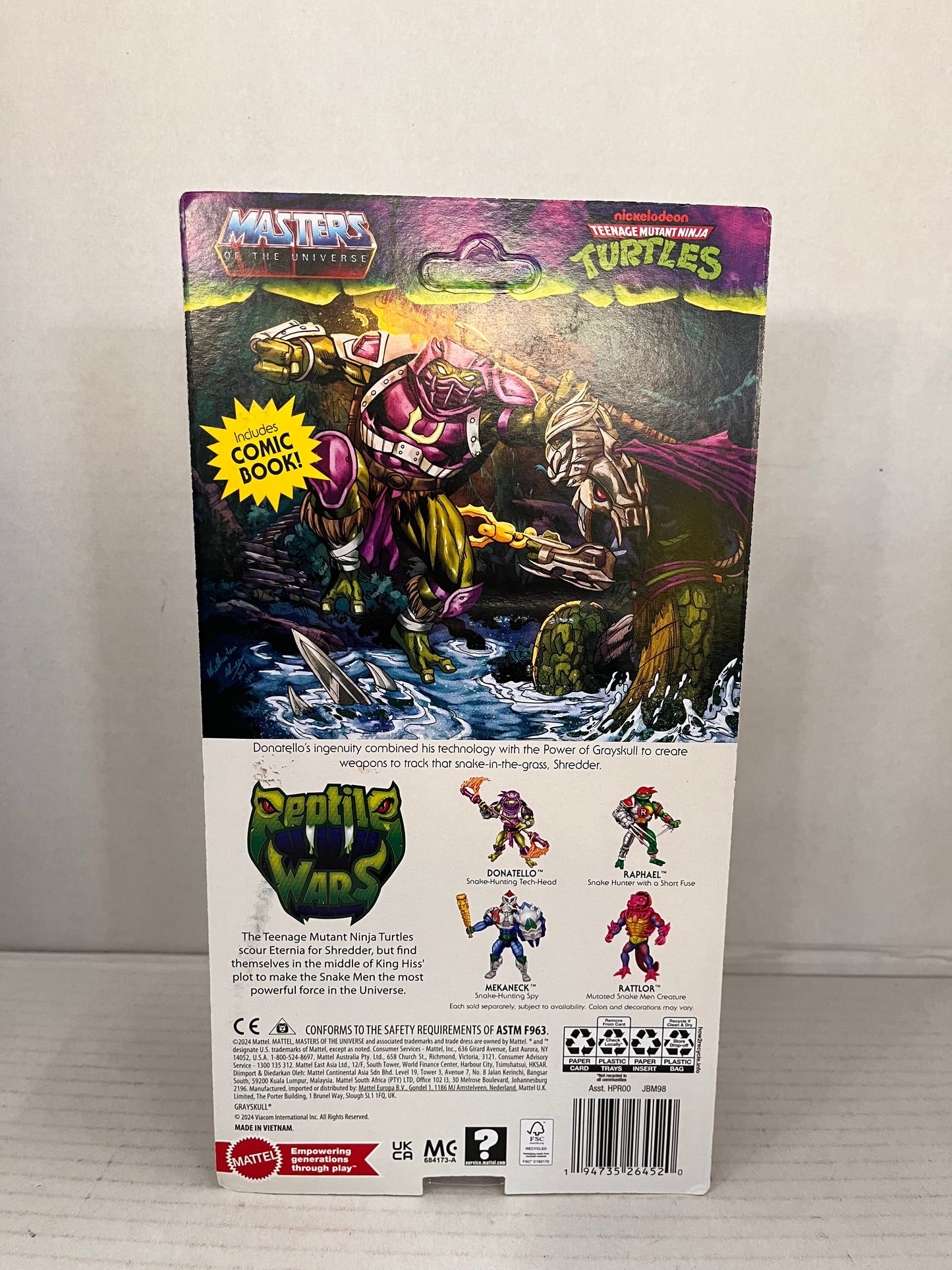 MOTU Origins Turtles of Grayskull DONATELLO Action Figure Unpunched