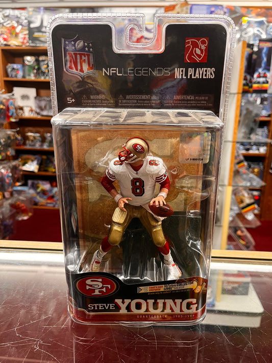 2010 Steve Young NFL Legends Series 6 McFarlane Toys 6” Action Figure 49ers