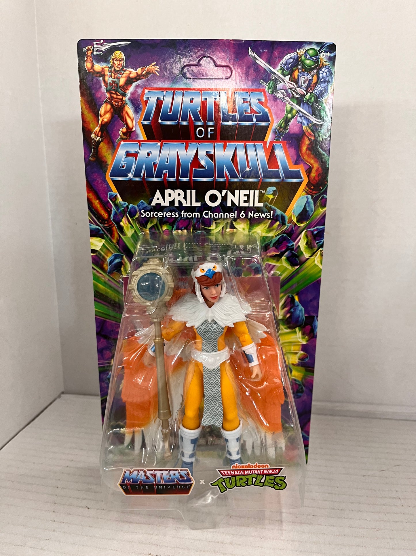 Masters of the Universe Turtles of Grayskull April O'Neil Figure Unpunched