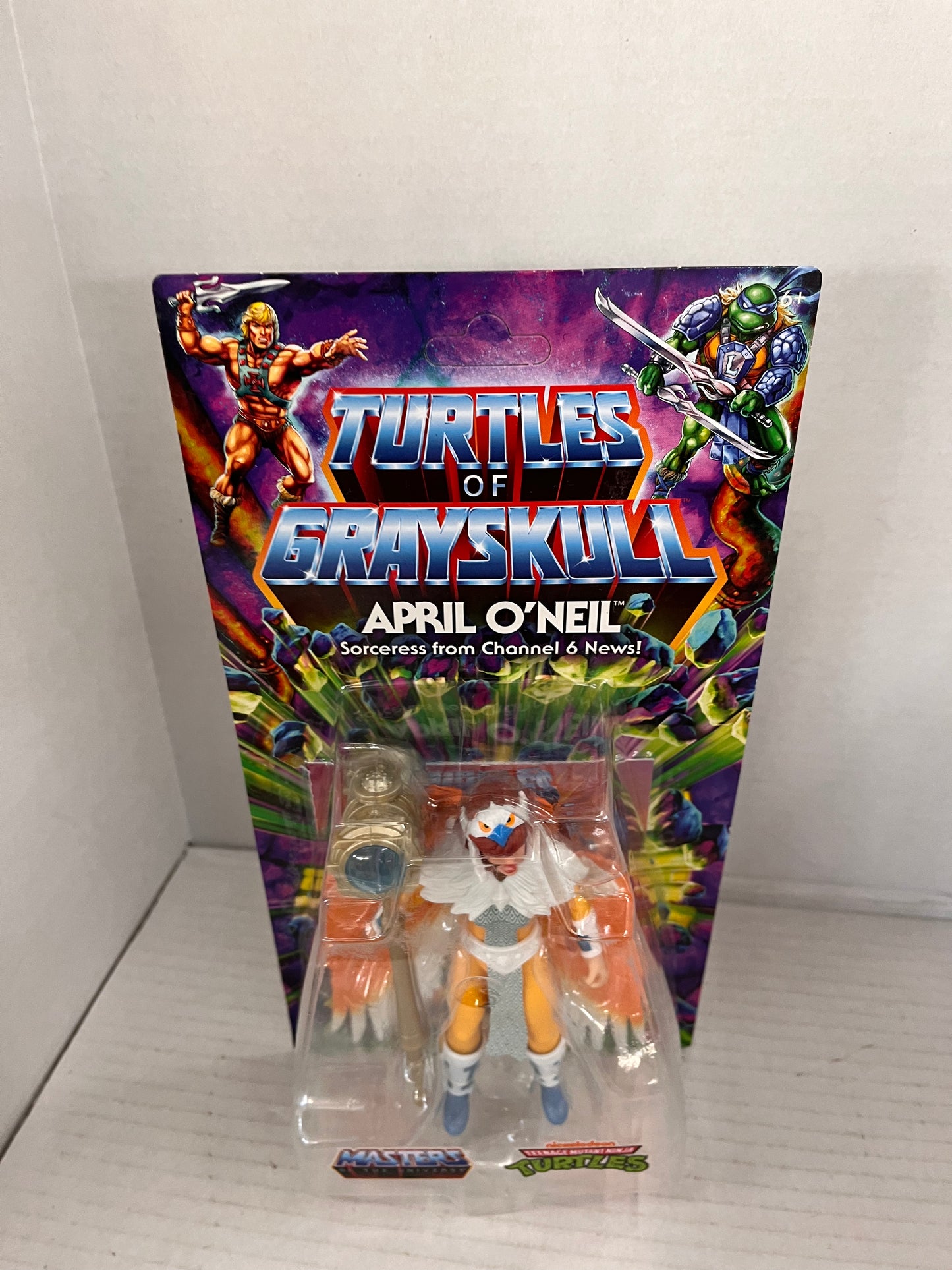 Masters of the Universe Turtles of Grayskull April O'Neil Figure Unpunched