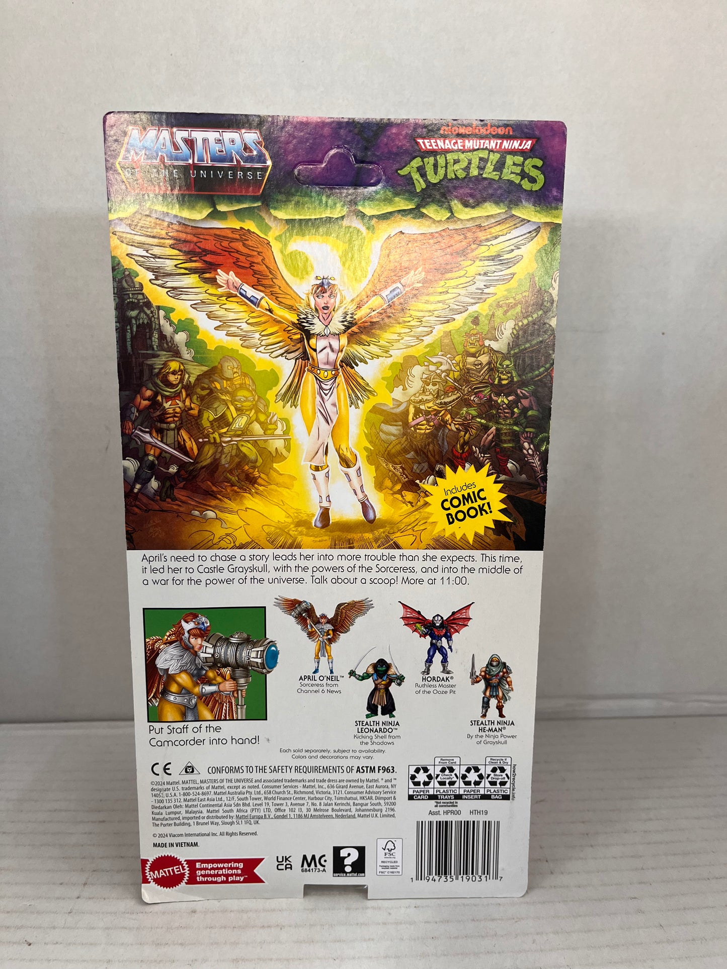 Masters of the Universe Turtles of Grayskull April O'Neil Figure Unpunched