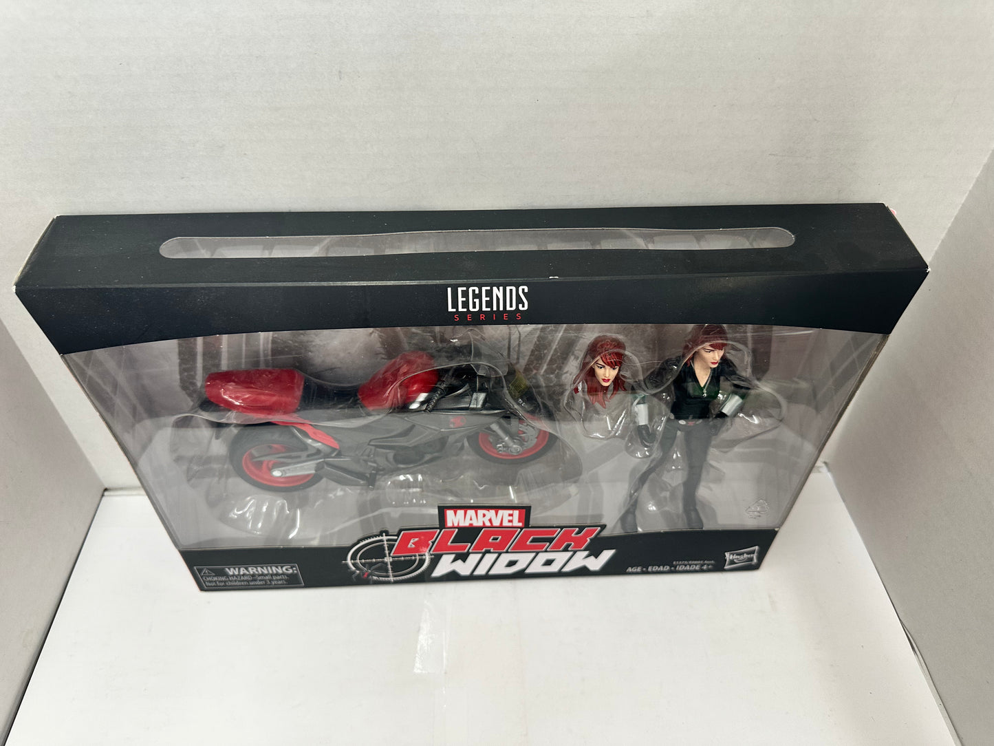 Marvel Legends Series Black Widow 6" Action Figure Motorcycle Hasbro Avengers
