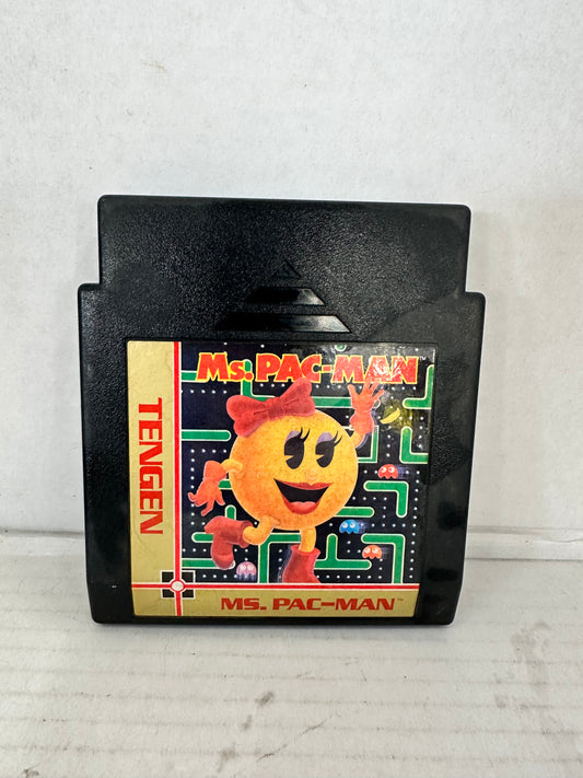 Ms. Pac-Man Tengen NES (Nintendo Entertainment System, 1990) Cartridge Only