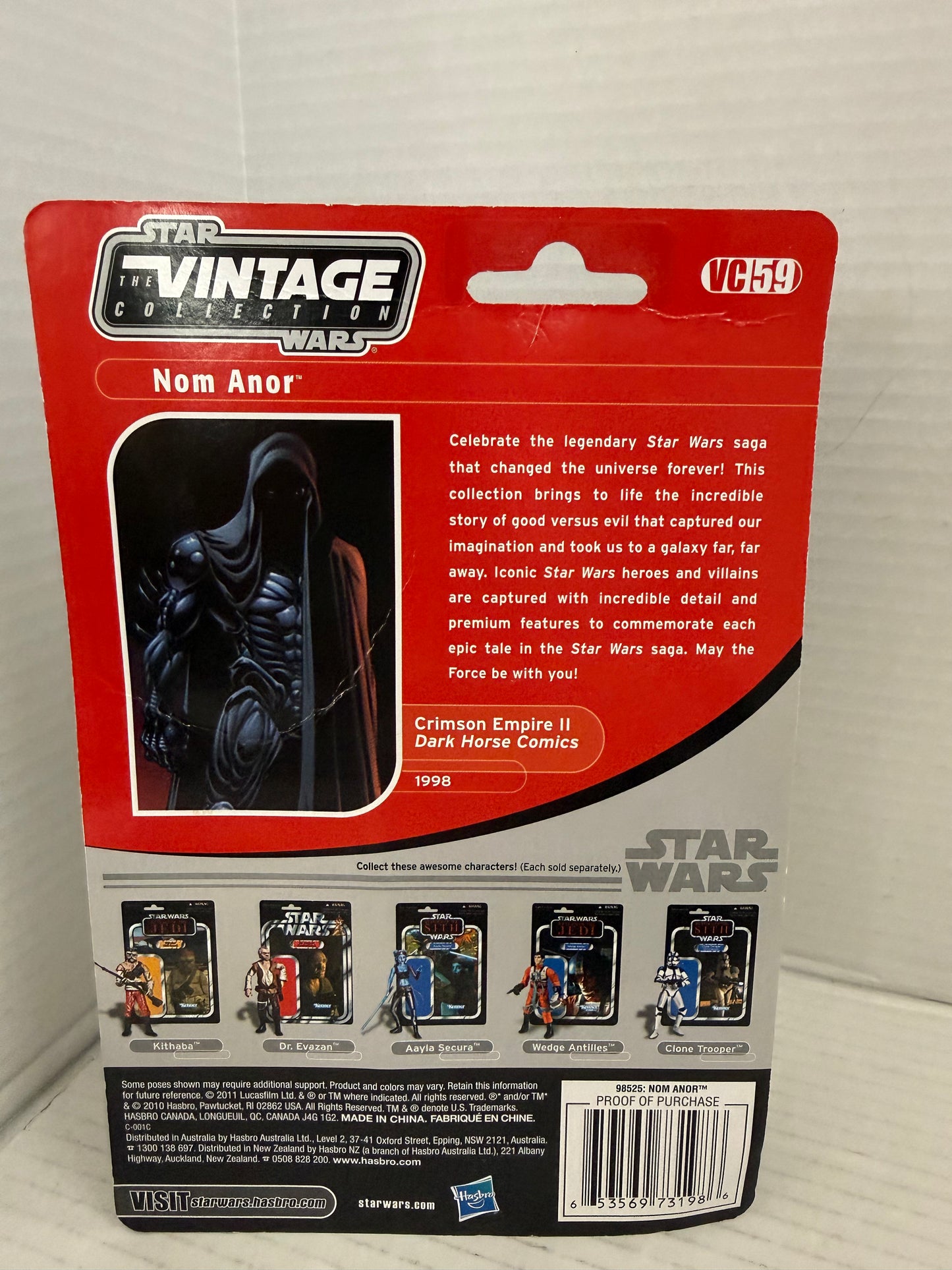 Nom Anor Character Debut Star Wars The Vintage Collection Card VC59