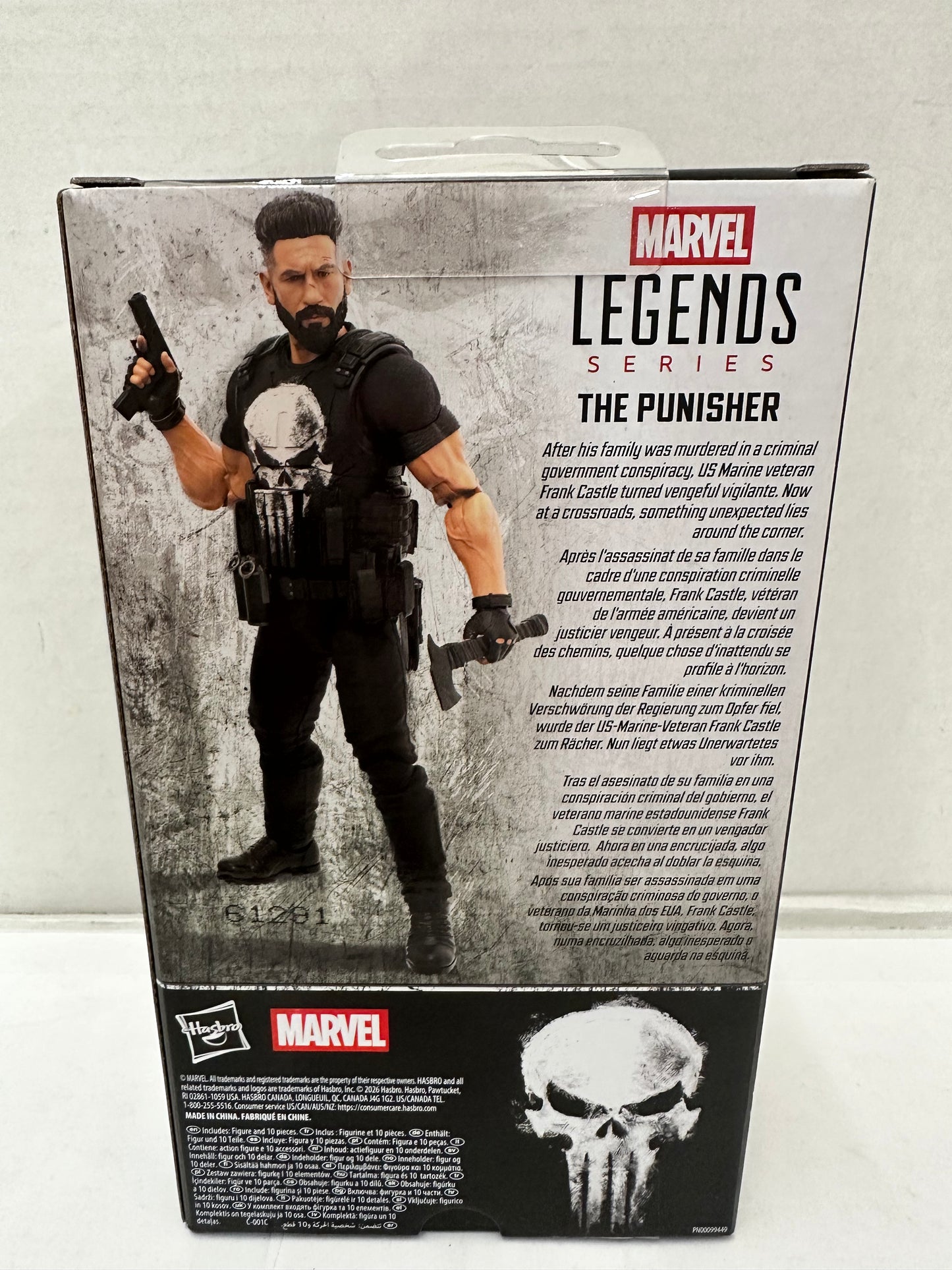 Marvel Legends Series The Punisher 6-Inch Action Figure Open Box
