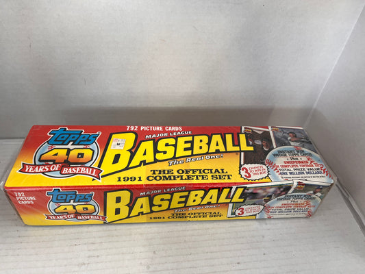 1991 Topps 40 Years of Baseball Complete Box 792 Card Set Factory Sealed