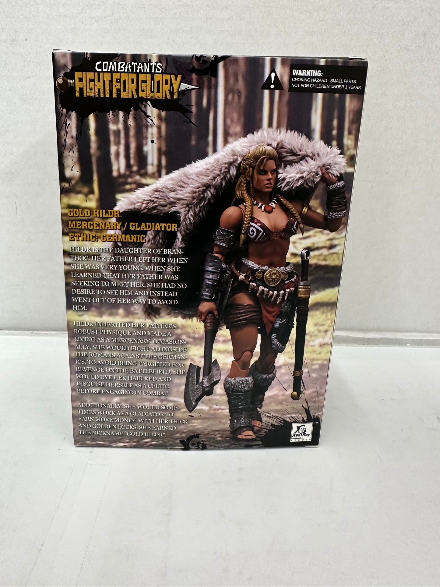New! Xesray Studio Combatants Fight for Glory Gold Hildr Exclusive Action Figure