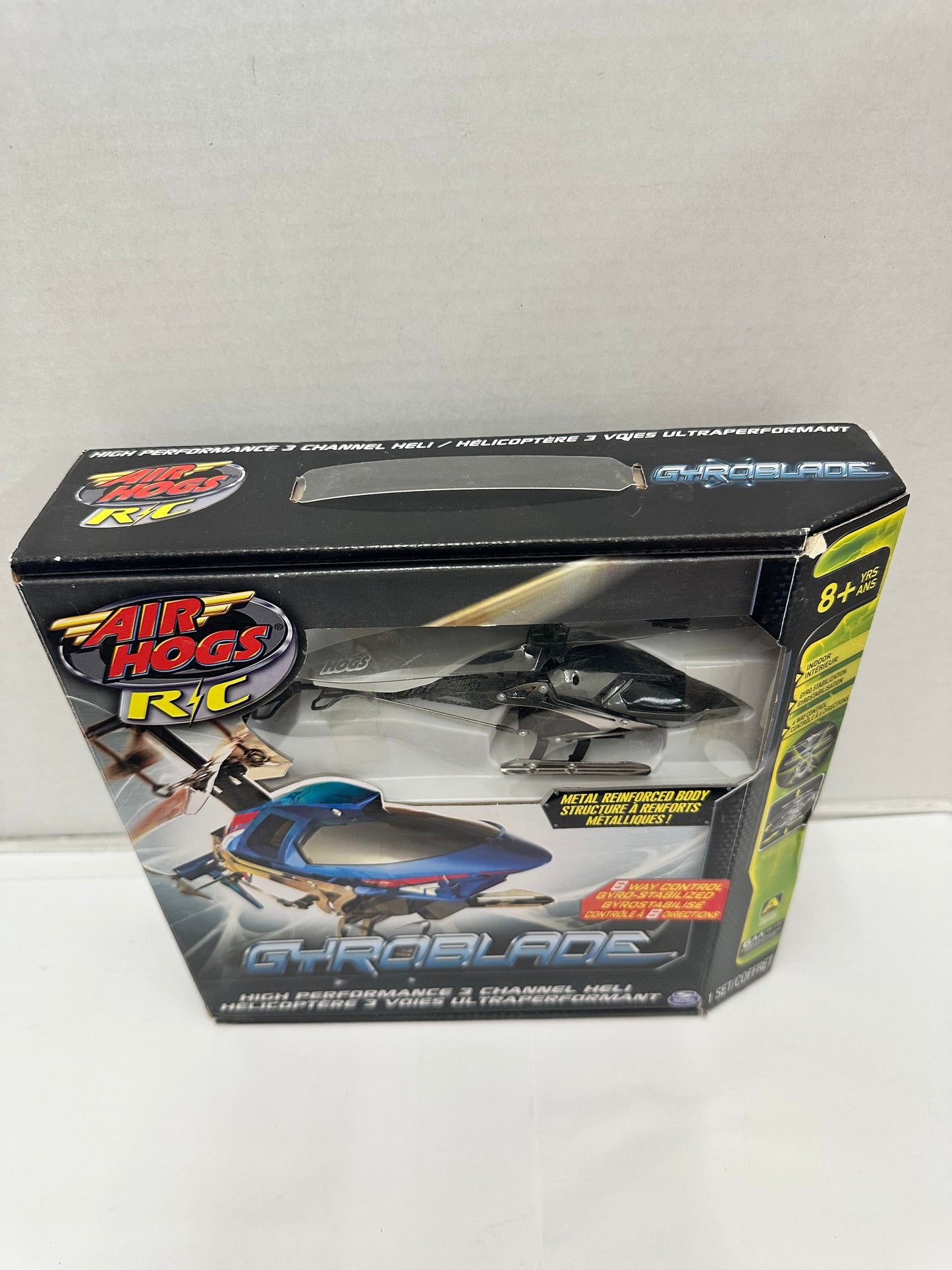 Air Hogs Gyroblade 3 Channel Battery Powered Helicopter Black