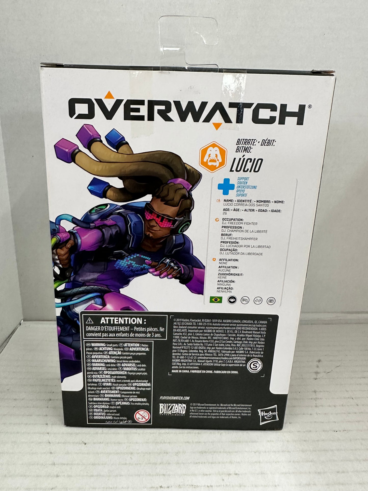 Overwatch Ultimates Lucio 6" Action Figure Blizzard Hasbro New Variant