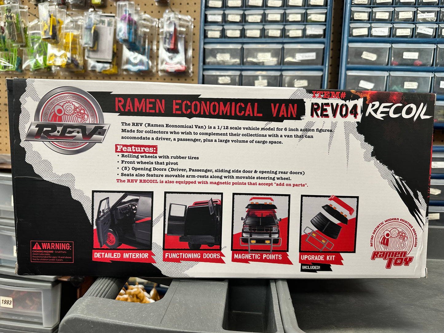 REV03 Raider Economical Van RAMEN TOY 1/12 Scale NEW Open Box