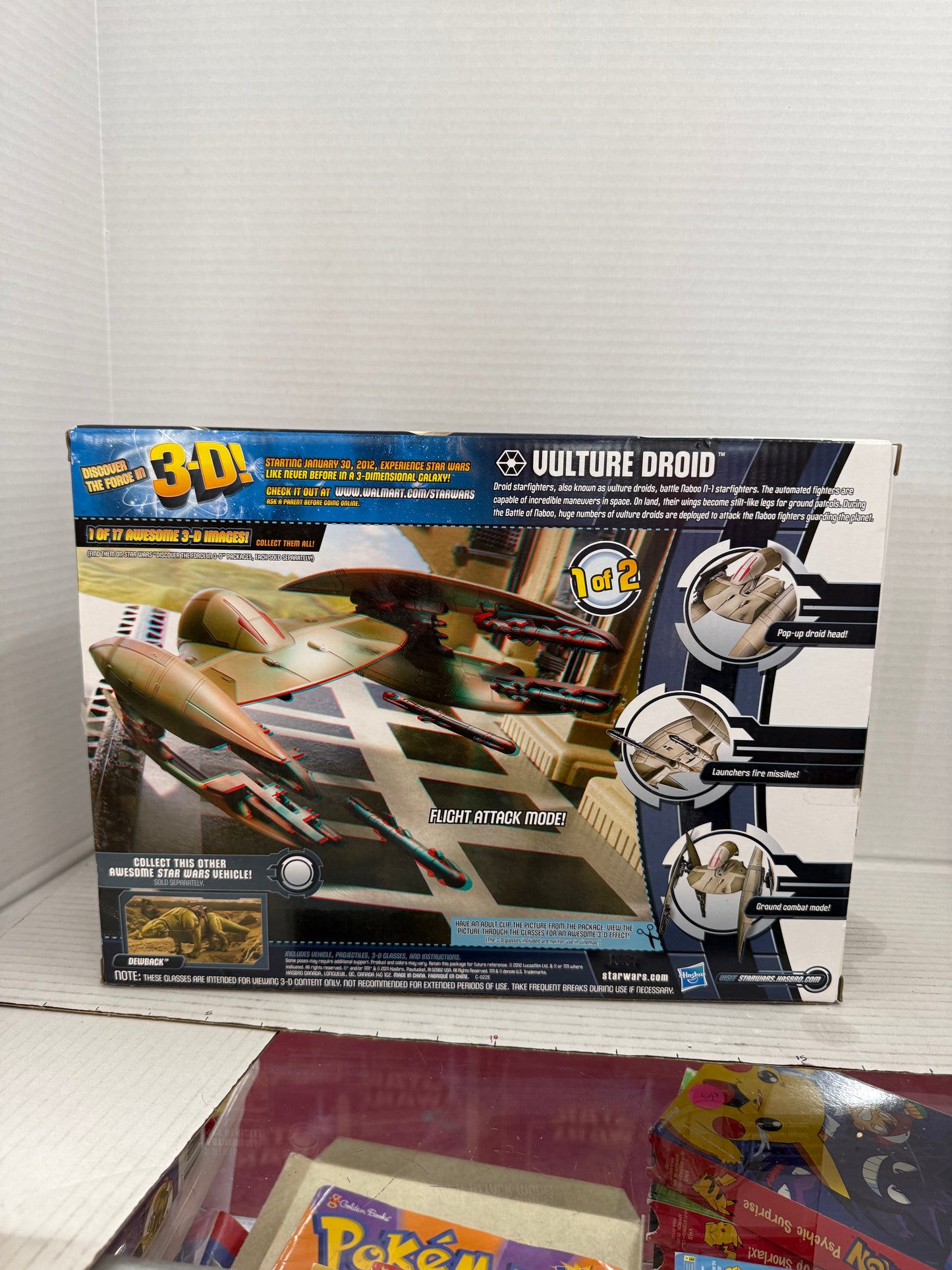 Hasbro Star Wars VULTURE DROID (3-D Discover the Force) Walmart Exclusive 2012