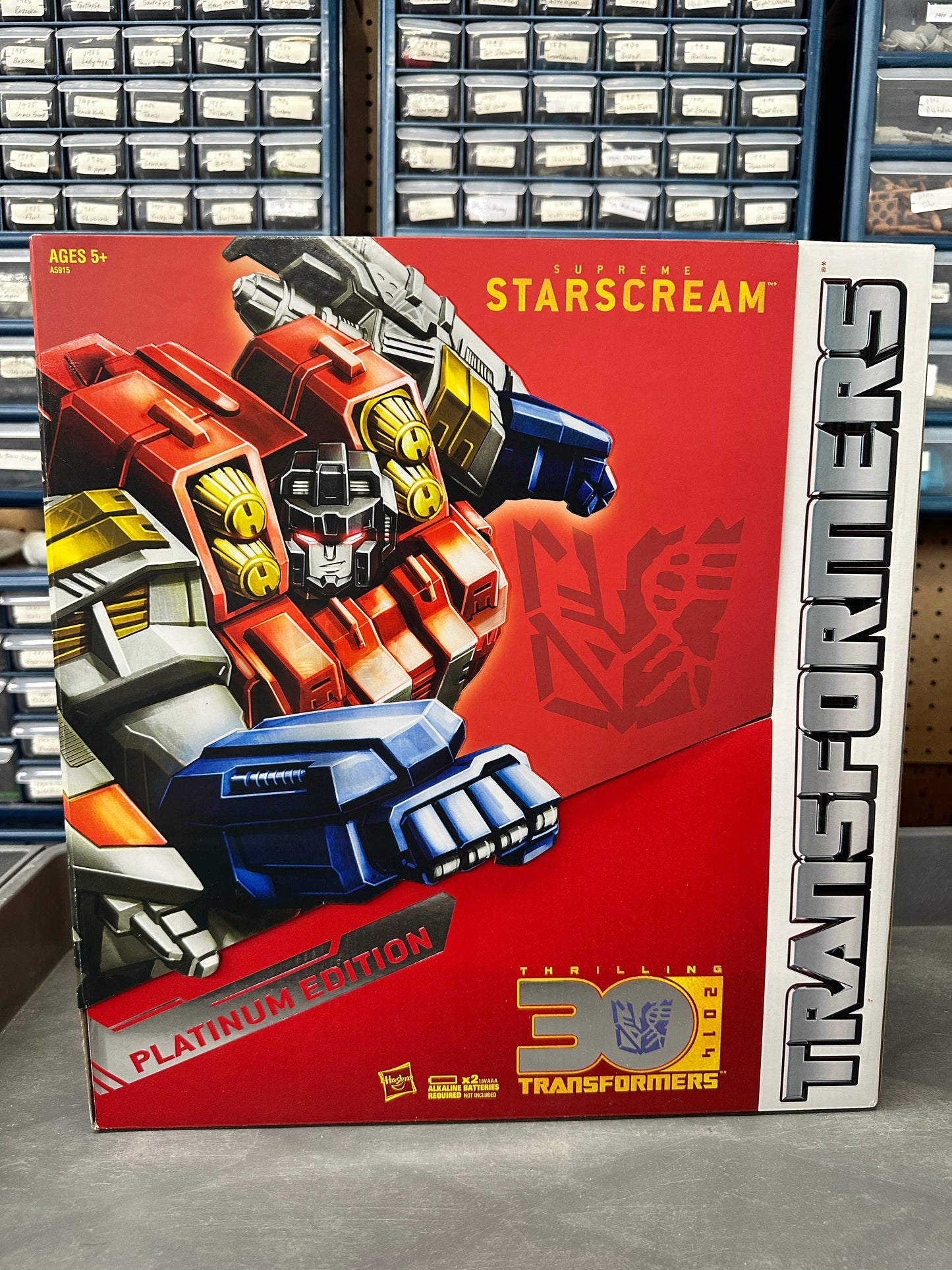 Hasbro Transformers Supreme Starscream Platinum Edition Year of the Horse 2014