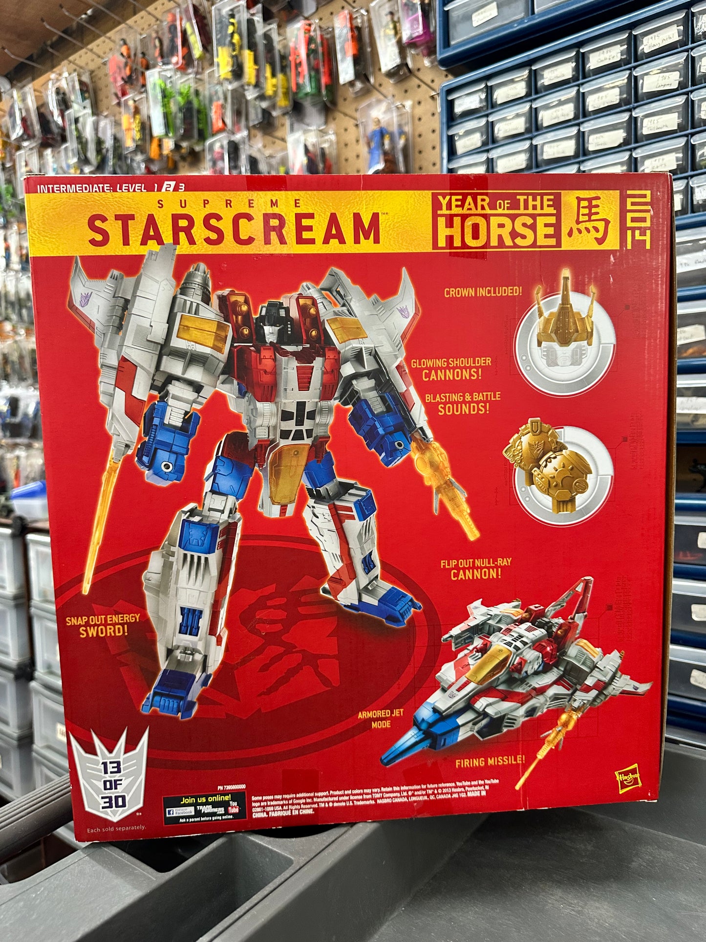 Hasbro Transformers Supreme Starscream Platinum Edition Year of the Horse 2014