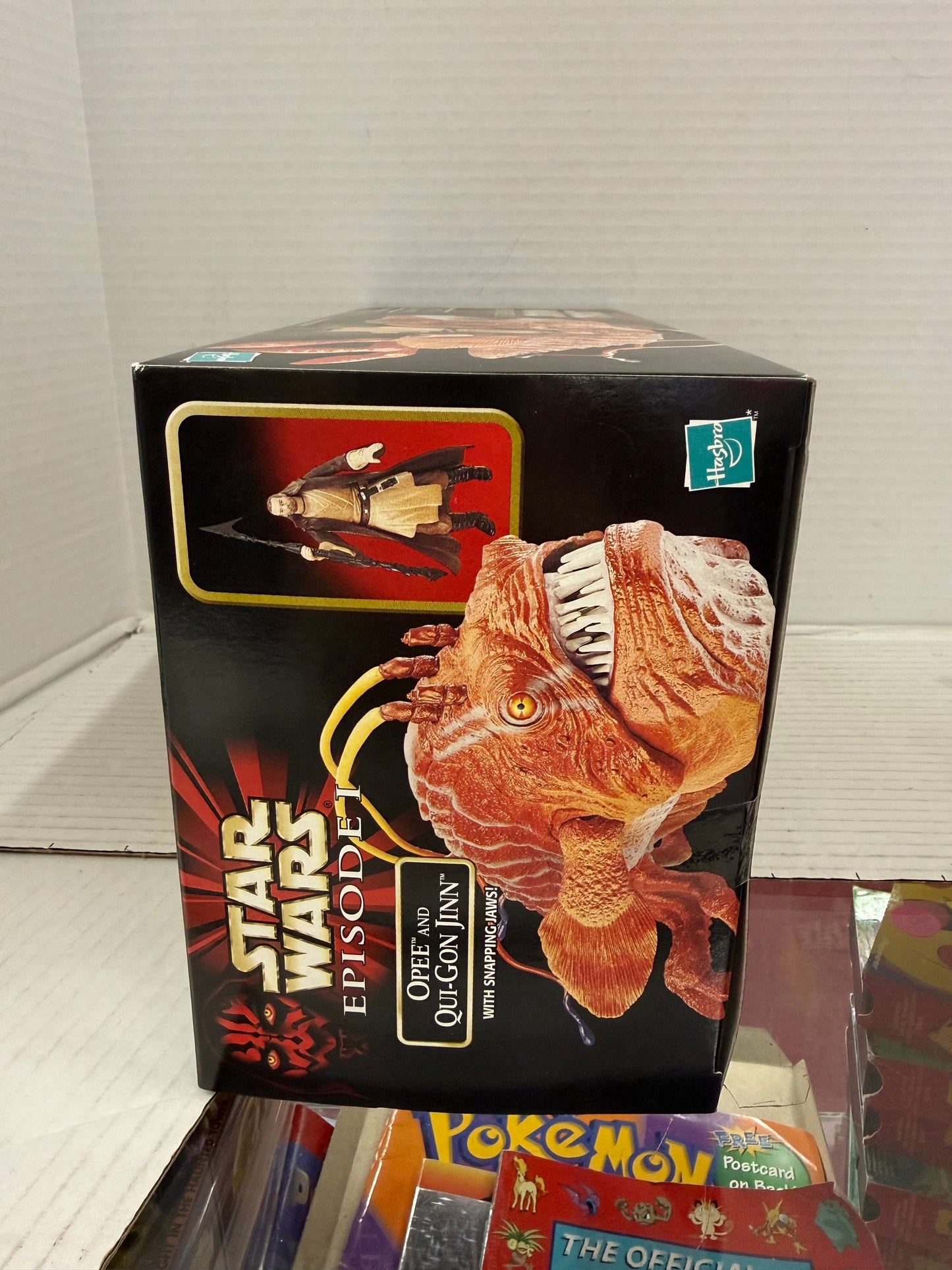 1998 Hasbro Star Wars Episode 1 Opee and Qui-Gon Jinn 3.75" Figure Set