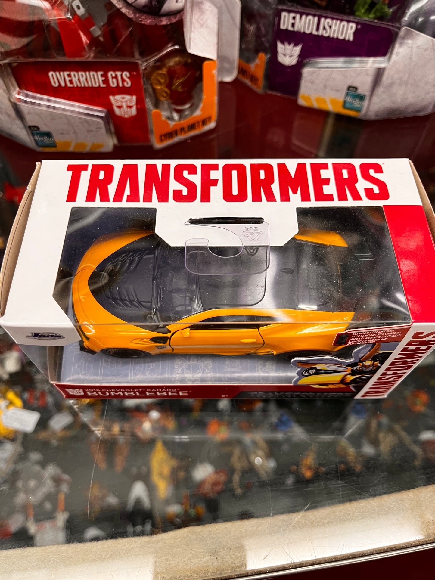 Jada 2016 Chevy Camaro Bumblebee Transformers Yellow Die-cast Car Vehicle