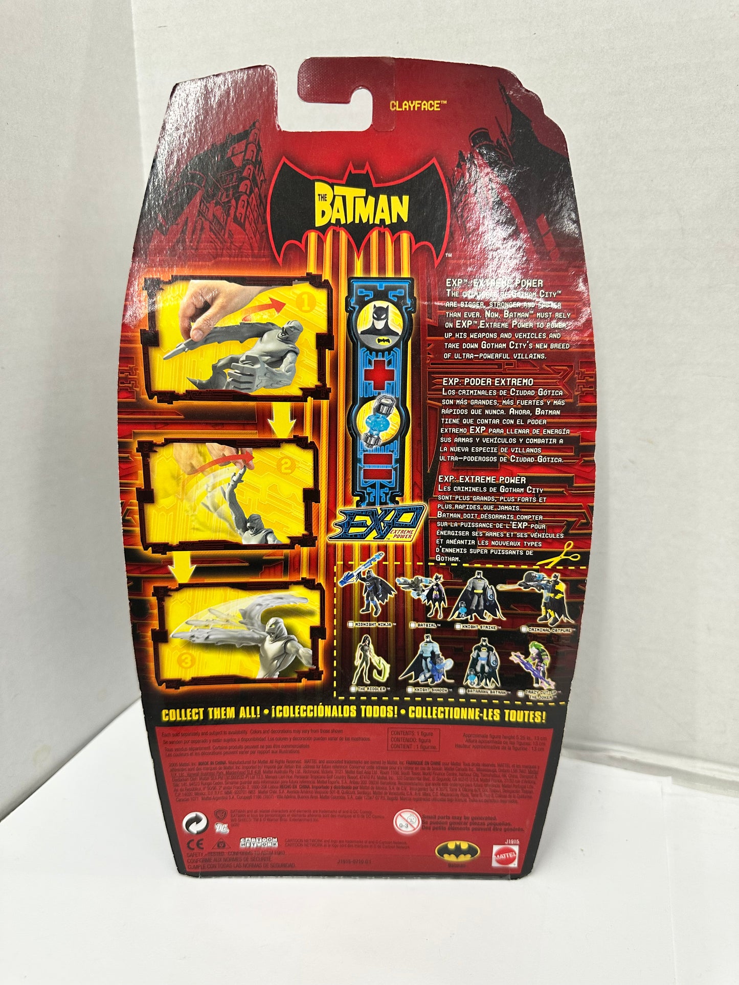 2006 The Batman EXP Extreme Power Clayface Action Figure Mattel DC Sealed NIP